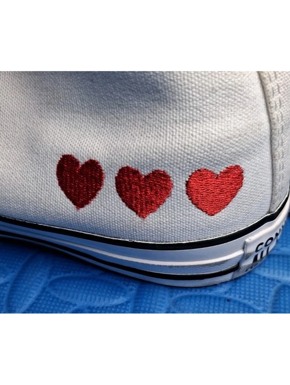 Kids Converse Chuck Taylor All Star Life High Top Sneaker Hearts Size 4